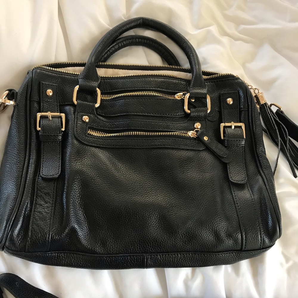 Erica Anenberg Leather Crossbody/Satchel Bag